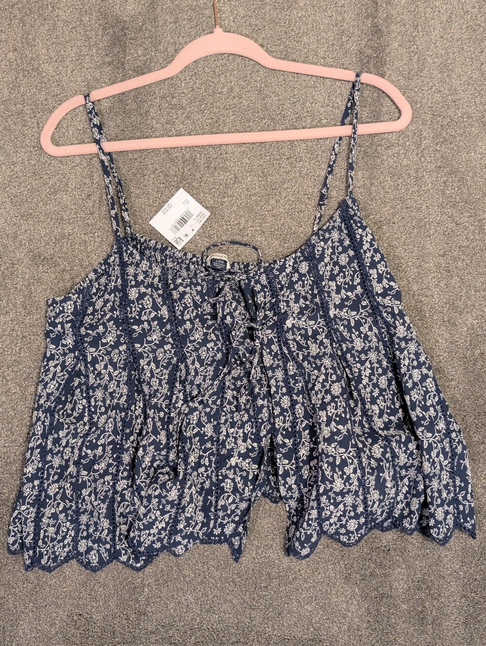American Eagle Tie Front Cami